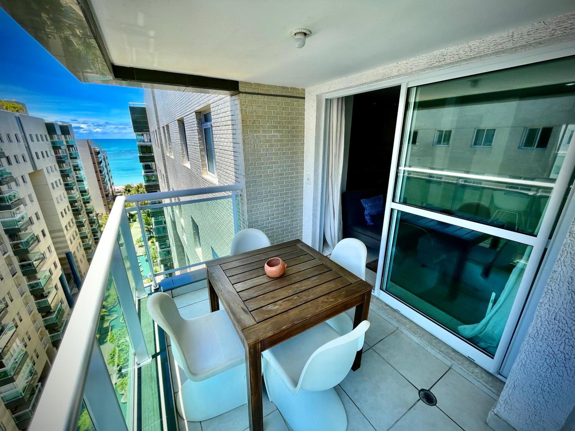 BEIRA MAR com AR e COZINHA COMPLETA perfeito HOME OFFICE Maceió Exterior foto